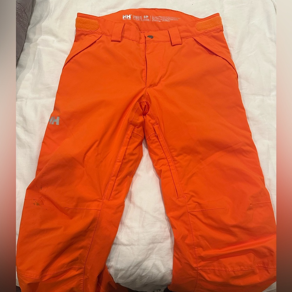 Helly Hansen orange ski pants